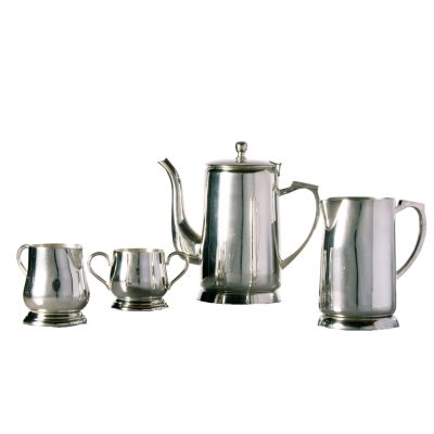 Image of Silver Coffee Server/Creamer/Sugar